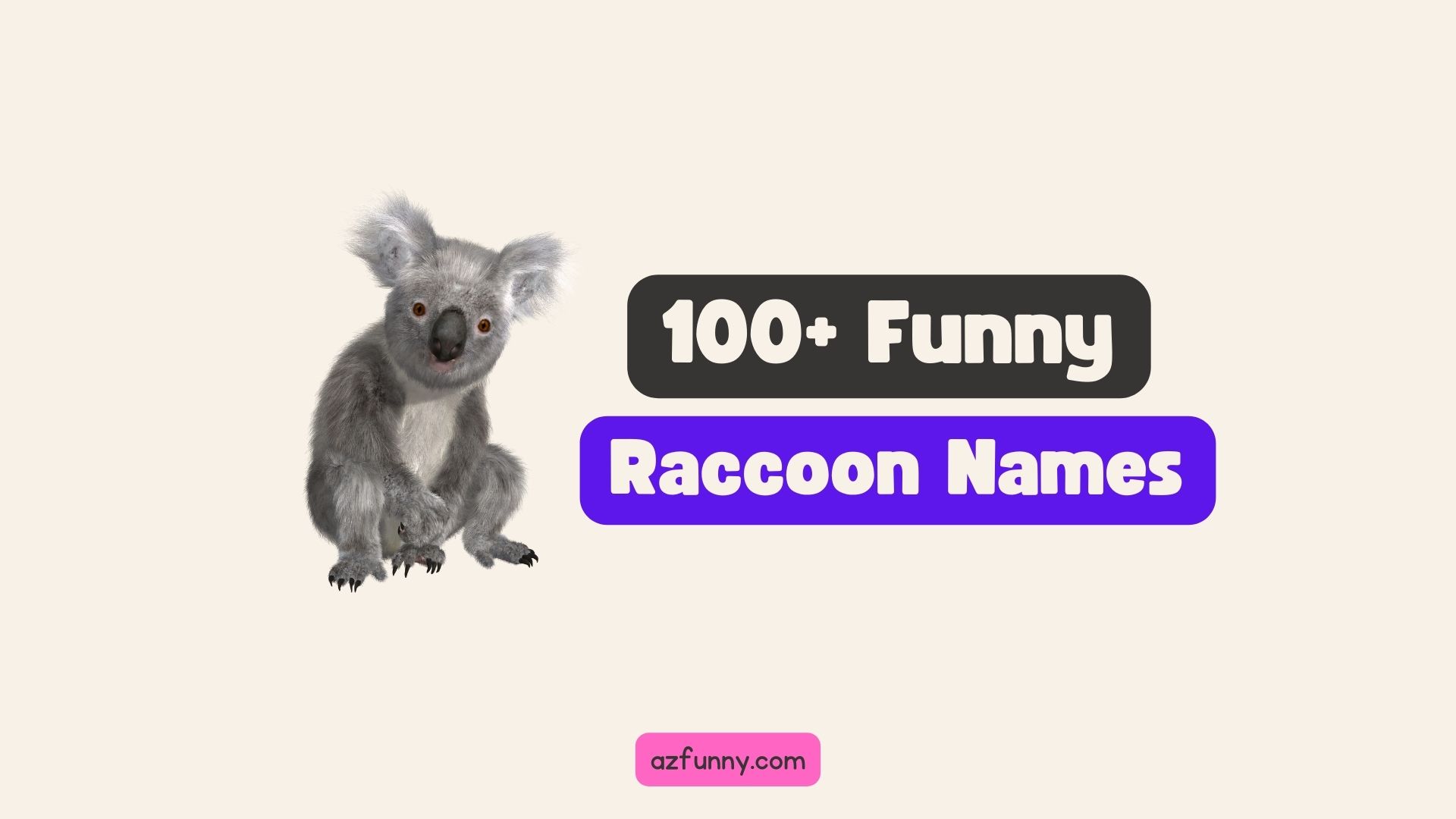 100+ Funny Raccoon Names ( Best, Unique, and Cute) in 2023